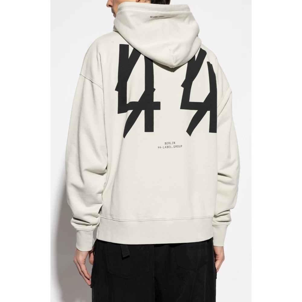 44 Label Group Katoenen sweatshirt Gray Heren