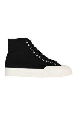 sneakers-montantes-en-moleskine-noire