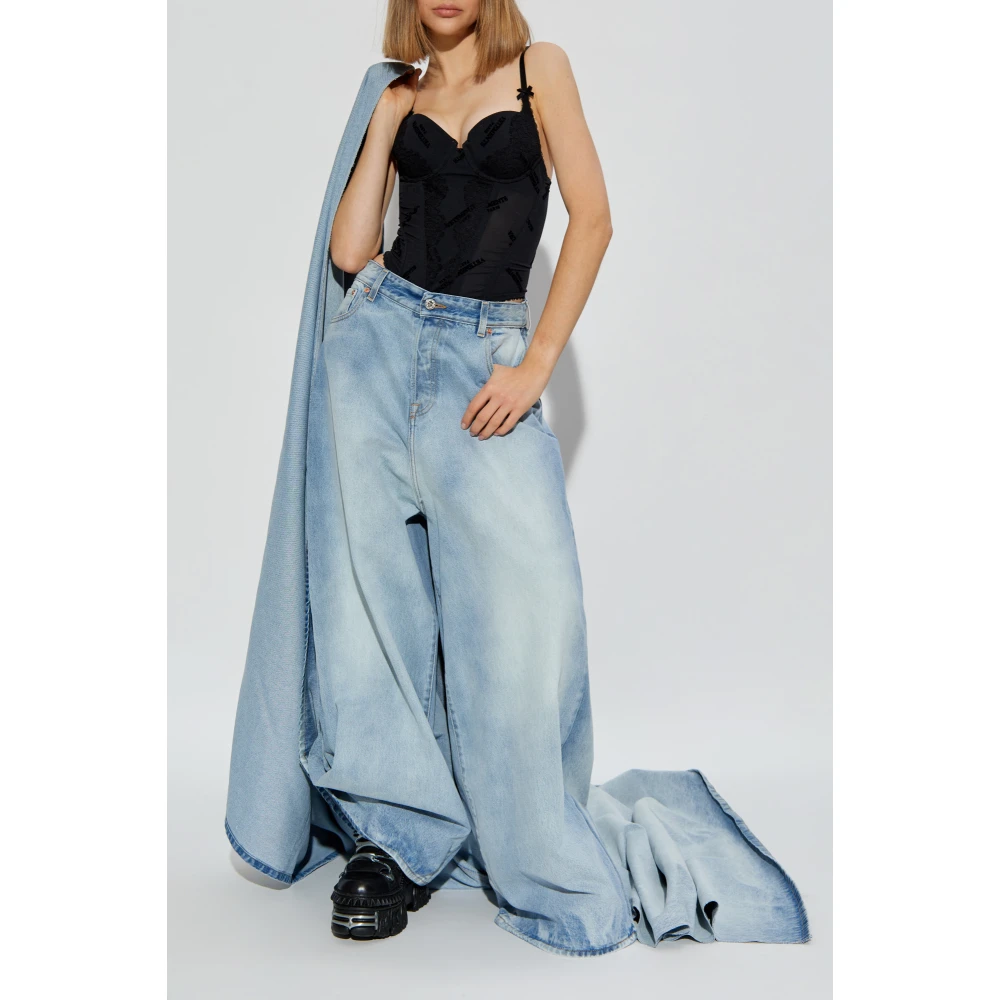 Vetements Corset met logo Black Dames