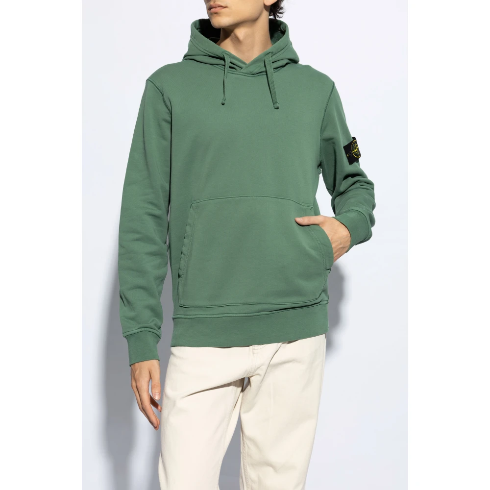 Stone Island Hoodie Green Heren