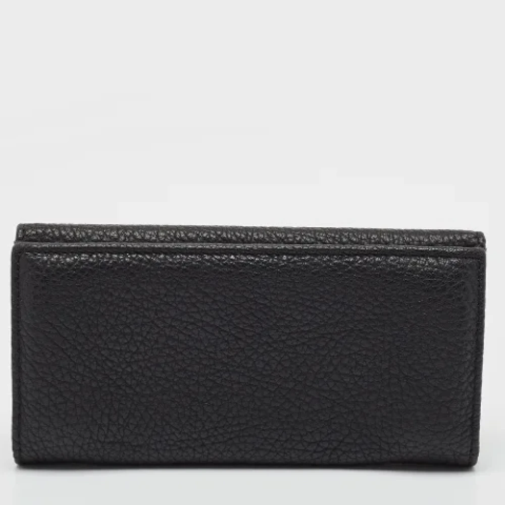 Jimmy Choo Pre-owned Leather clutches Black Dames