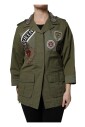military-green-queen-embellished-coat-jacket