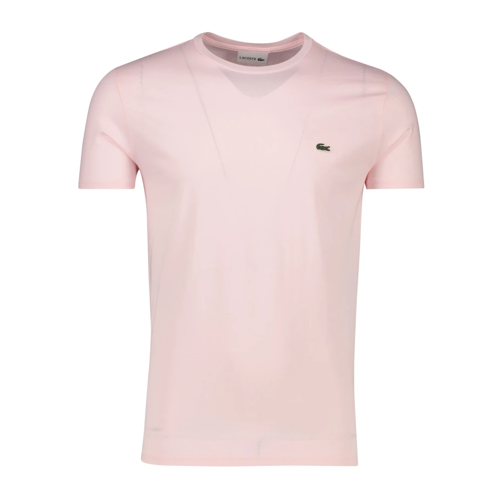 Lacoste Roze T-shirt met korte mouwen Pink Heren
