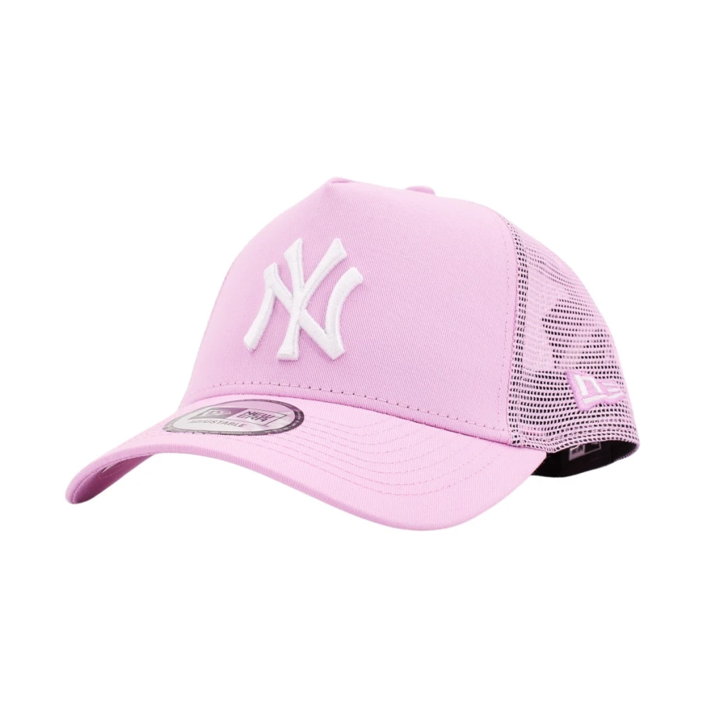 New era Stijlvolle Trucker Cap voor modebewuste vrouwen Pink Dames