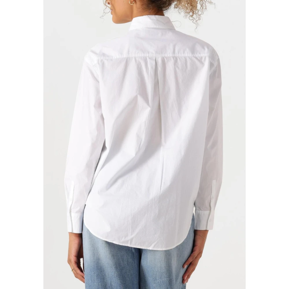 Calvin Klein Witte Relaxte Blouse White Dames