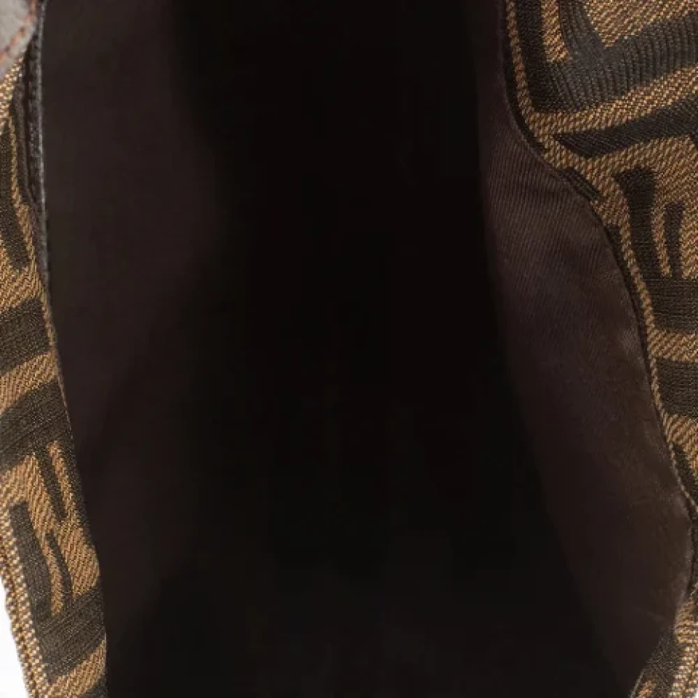 Fendi Vintage Pre-owned Canvas fendi-bags Brown Dames