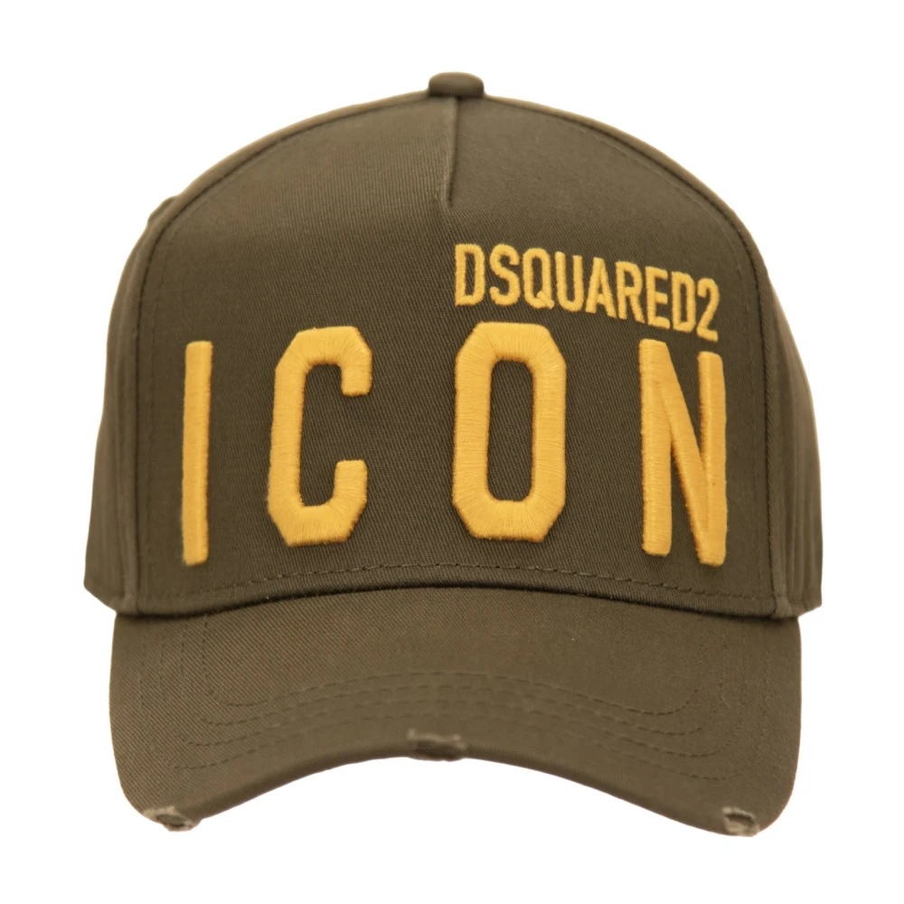 Dsquared2 Unisex Green Baseball Cap - Hats & Caps - One Size - Accessories