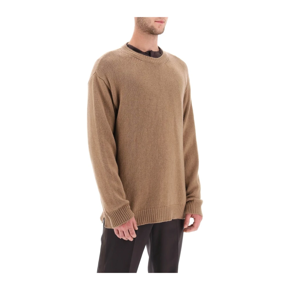 Valentino Garavani Stijlvolle Sweater Pullover voor Mannen Beige Heren
