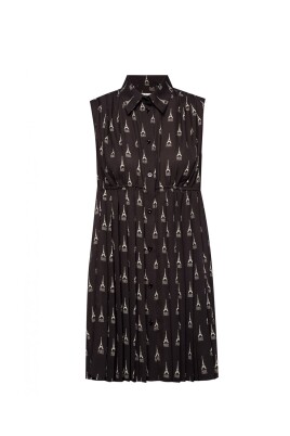 patterned-sleeveless-dress