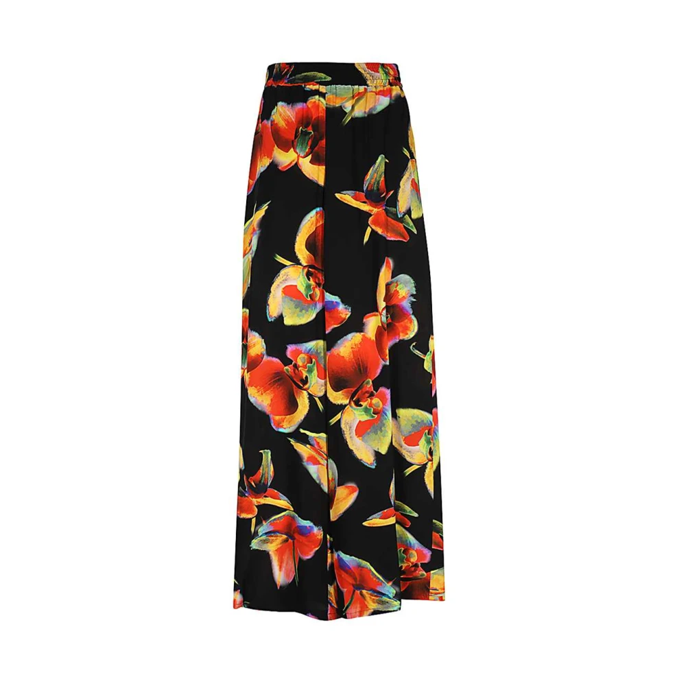 Alexander mcqueen Zijden Elastische Taillebroek Multicolor Dames