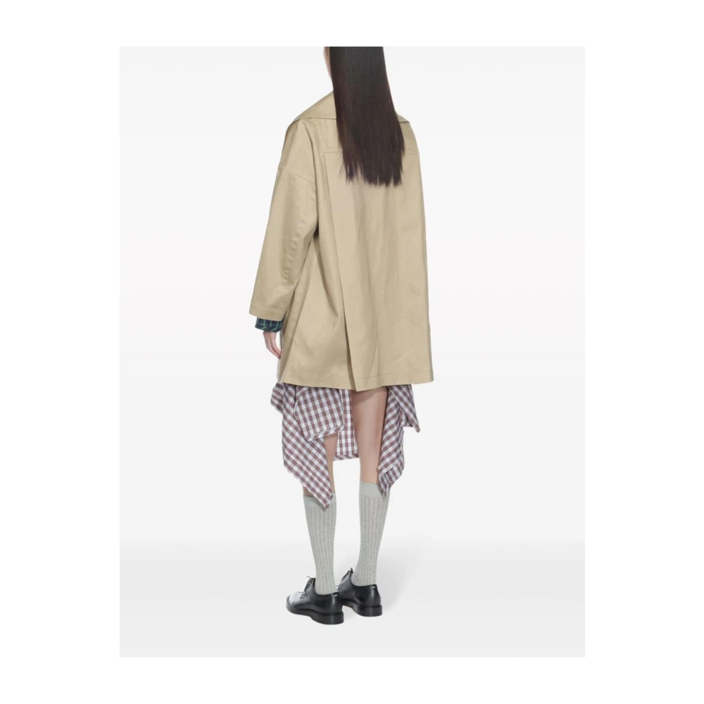 Meryll Rogge Beige Oversized Trenchcoat Beige Dames