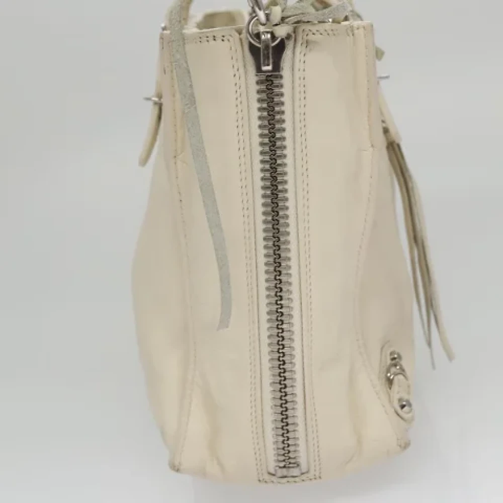 Balenciaga Vintage Pre-owned Leather handbags White Dames