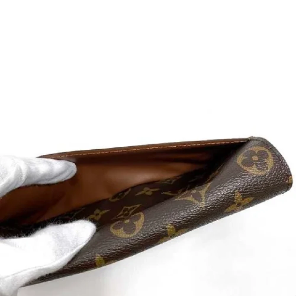 Louis Vuitton Vintage Pre-owned Canvas wallets Brown Dames