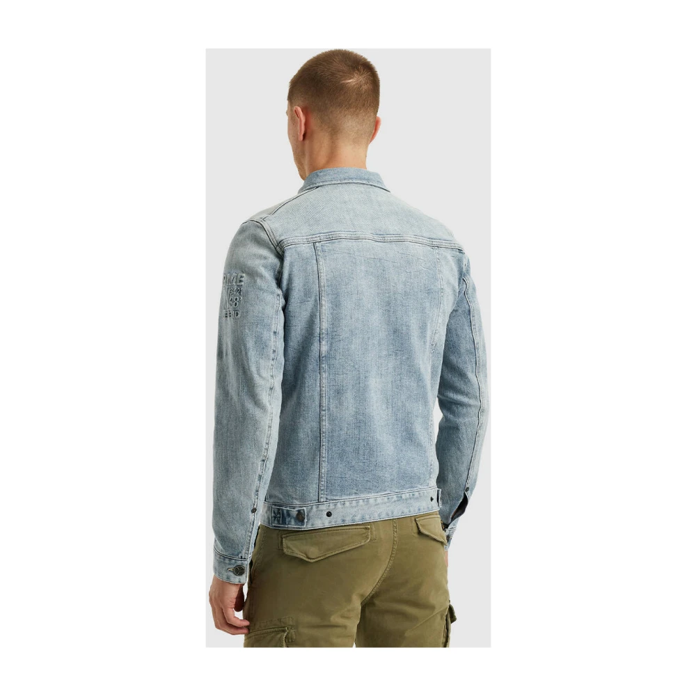 PME Legend Zomer Blauwe Denim Jack Blue Heren