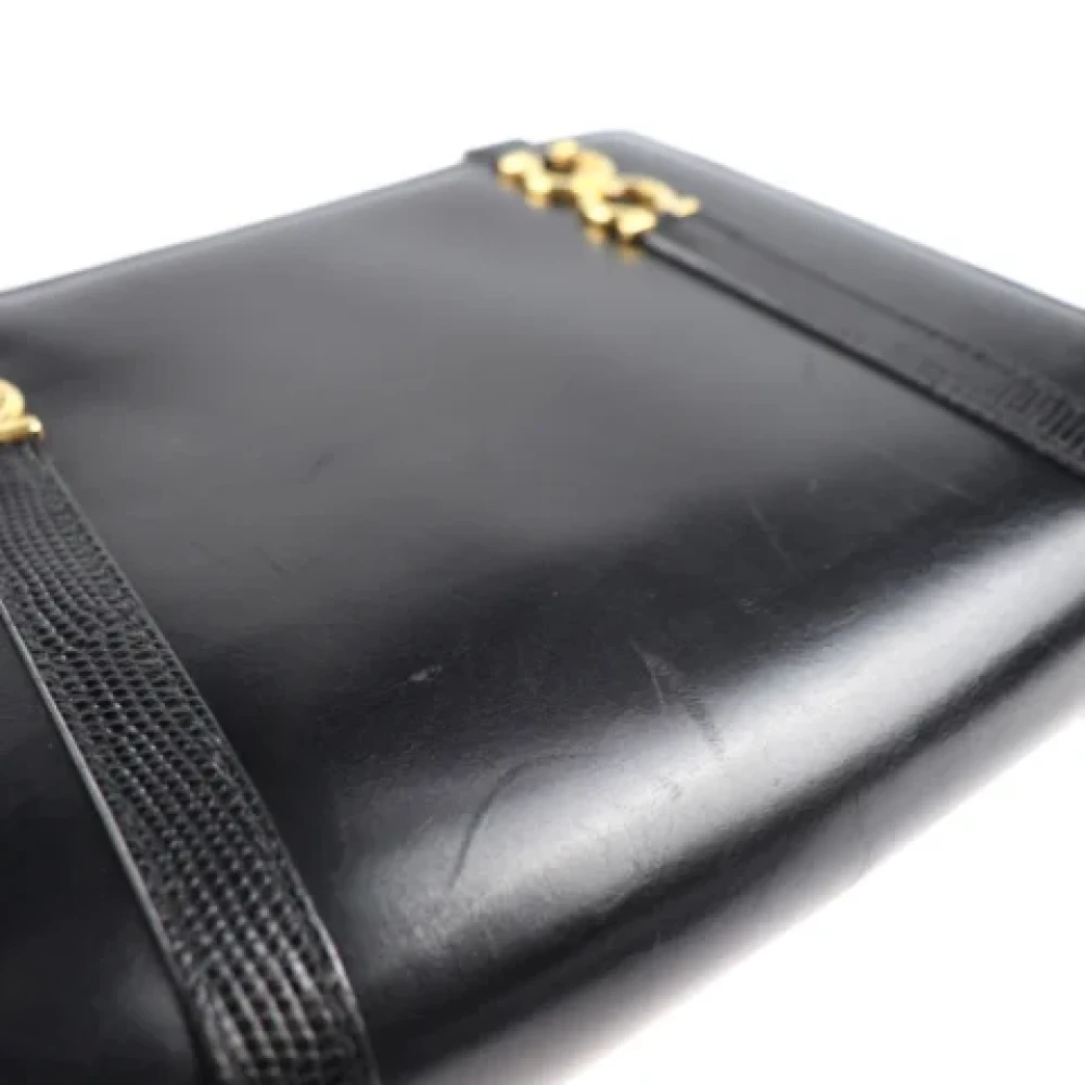 Salvatore Ferragamo Pre-owned Fabric shoulder-bags Black Dames
