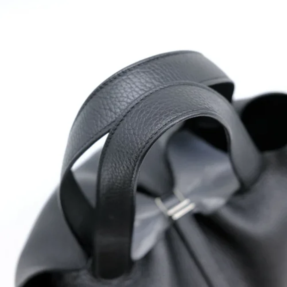 Hermès Vintage Pre-owned Fabric handbags Black Dames