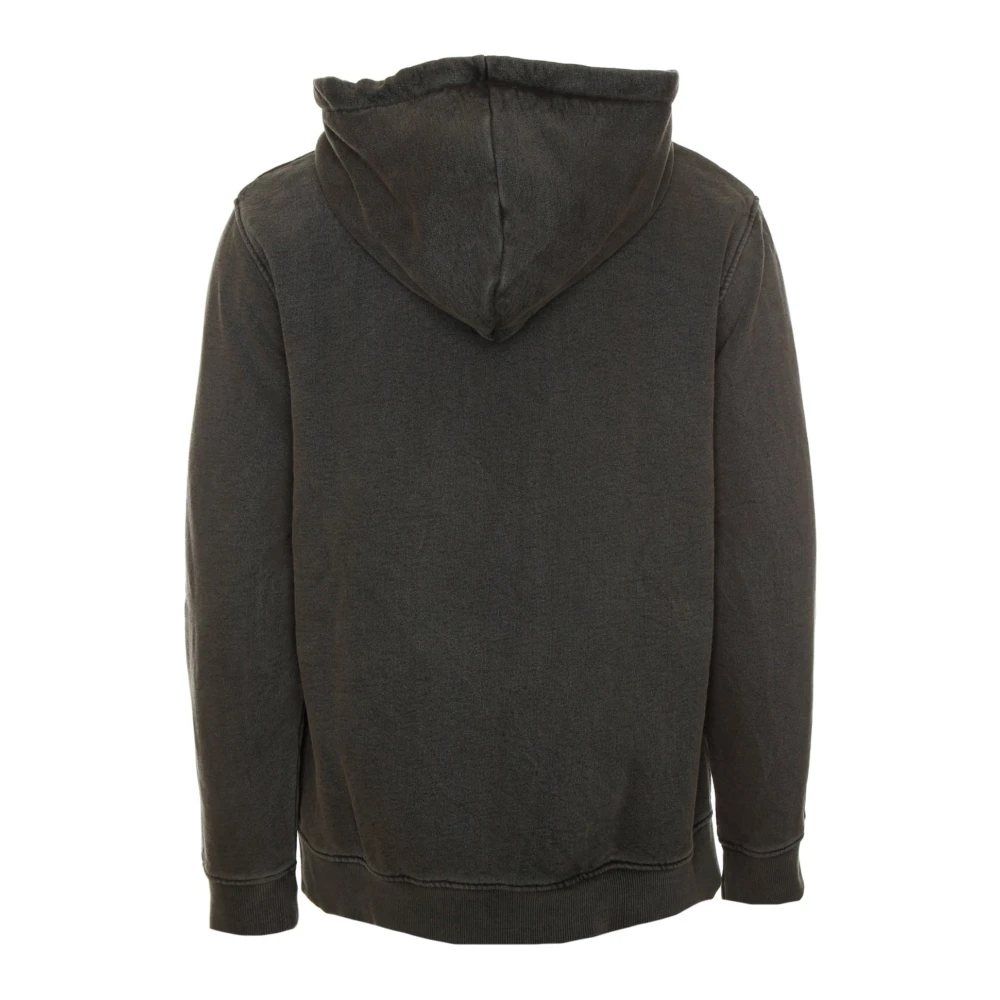 Samsøe Zip Hoodie met relaxte pasvorm Gray Heren