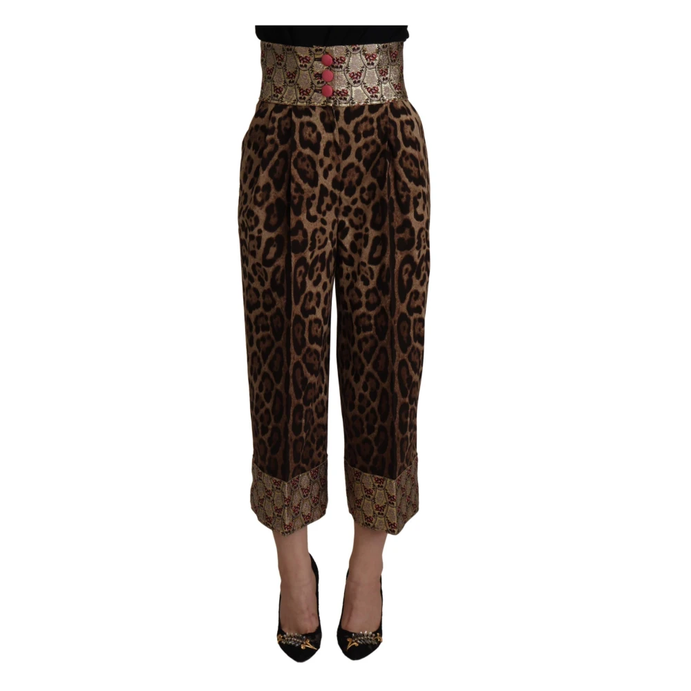 Dolce & Gabbana Donna Marrone - Cropped Pantaloni - Trousers - L