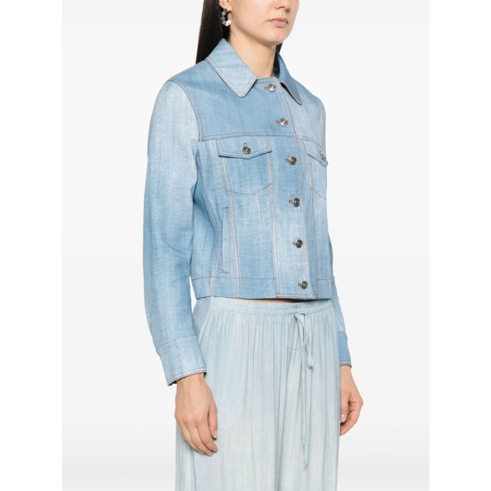 Ermanno Scervino Blauwe bovenkleding voor vrouwen Ss25 Blue Dames