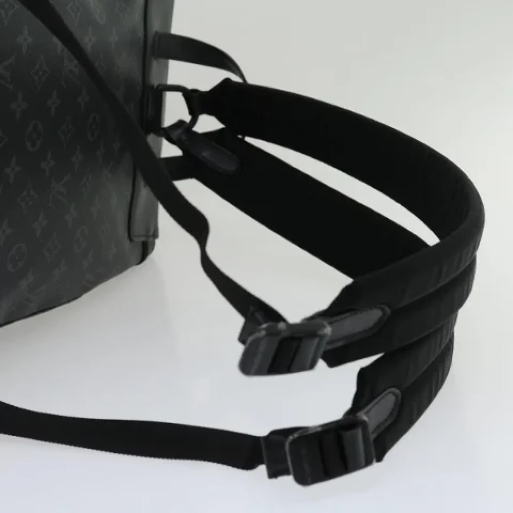 Louis Vuitton Vintage Pre-owned Canvas backpacks Black Dames