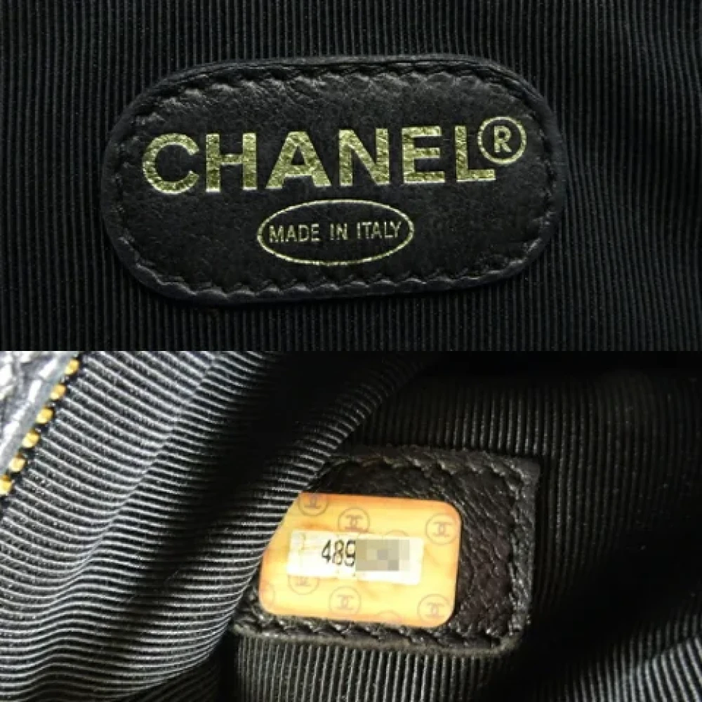 Chanel Vintage Pre-owned Leather chanel-bags Black Dames