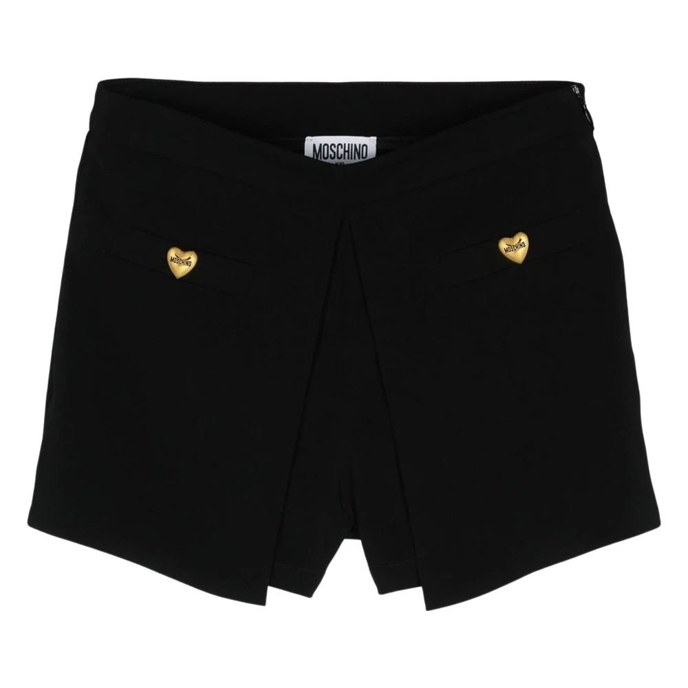 Moschino Girls Black Pleated Skort - Shorts - 14 Y - Kids
