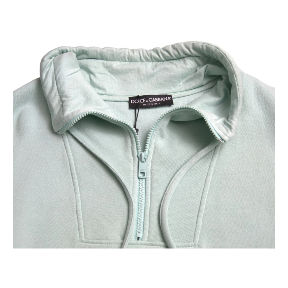 Dolce & Gabbana Mintgroene Hoodie Green Heren