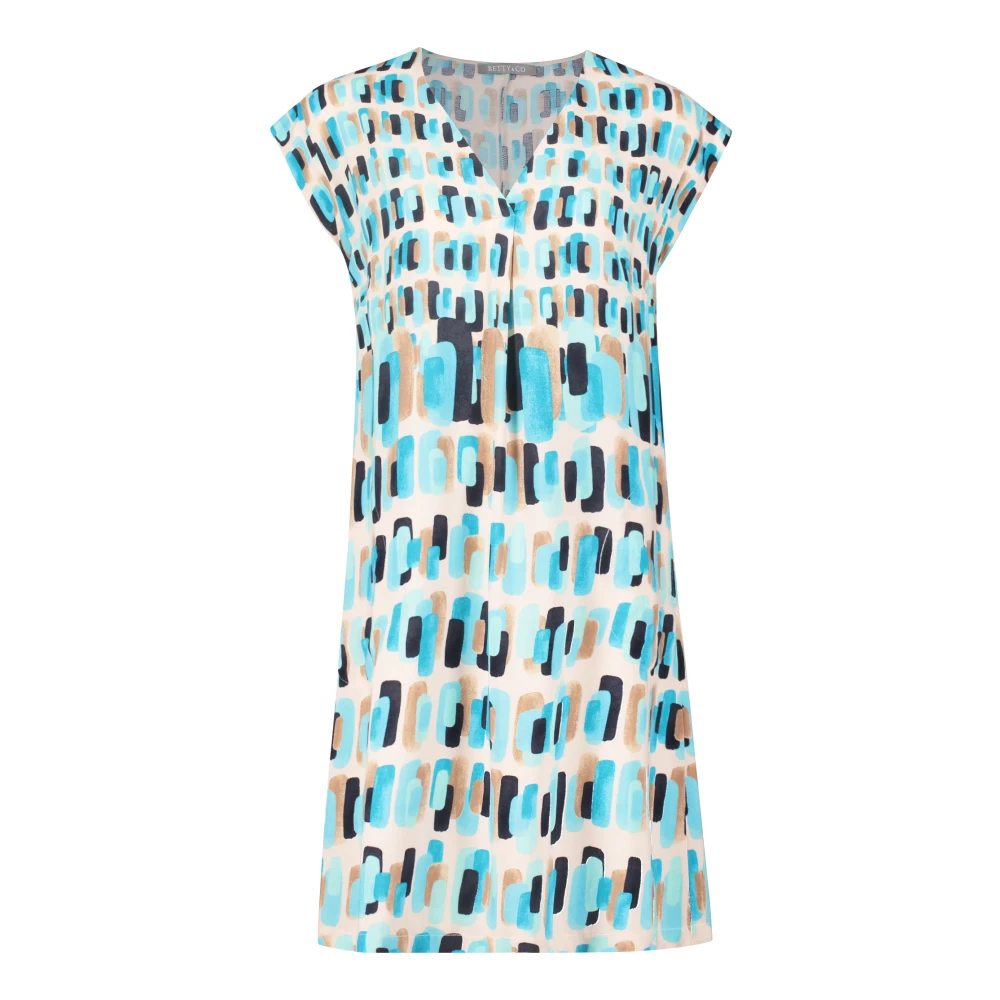Betty & Co Bloemenprint Casual Jurk Multicolor Dames