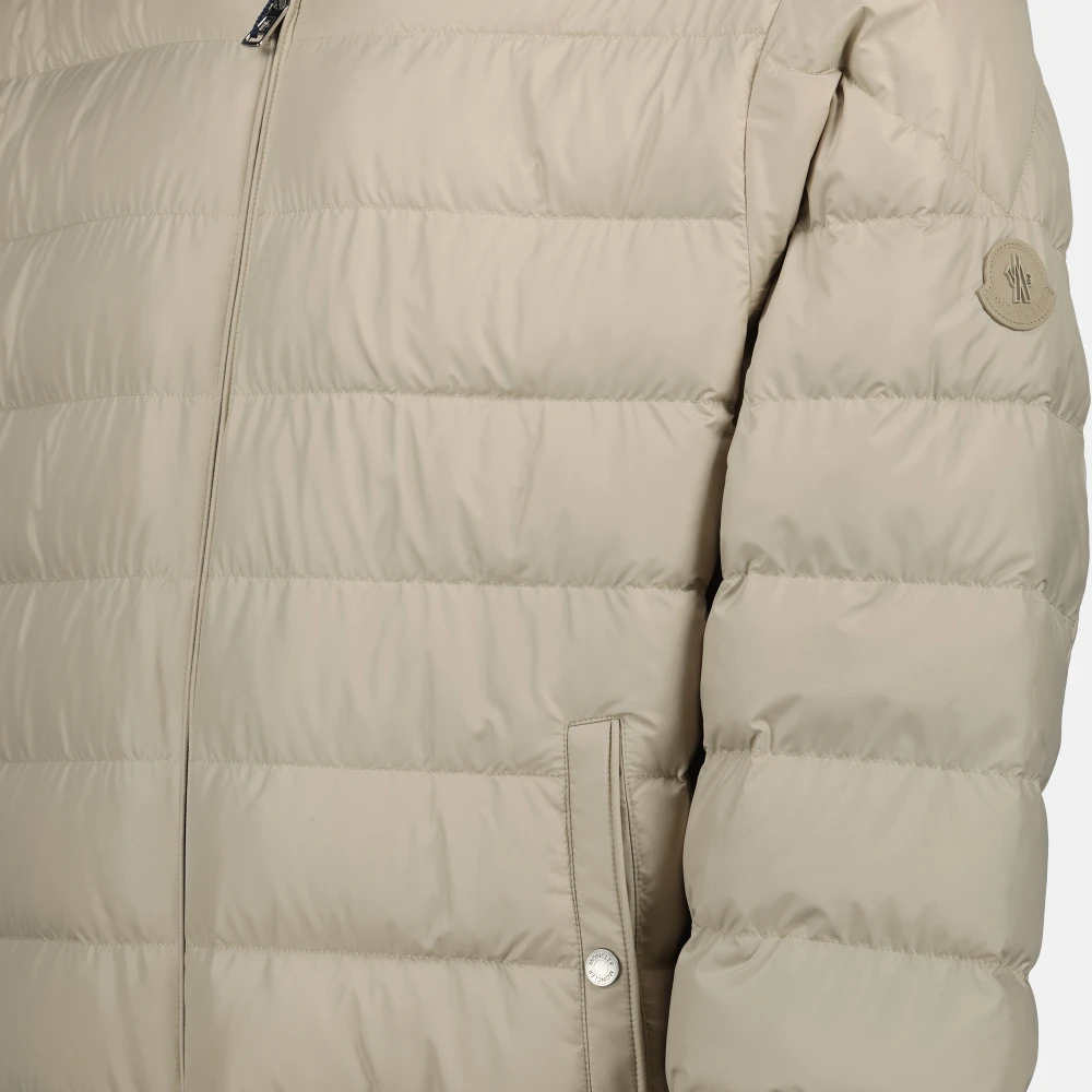 Moncler Omkeerbare Bomberjack Blauw Beige Blue Heren