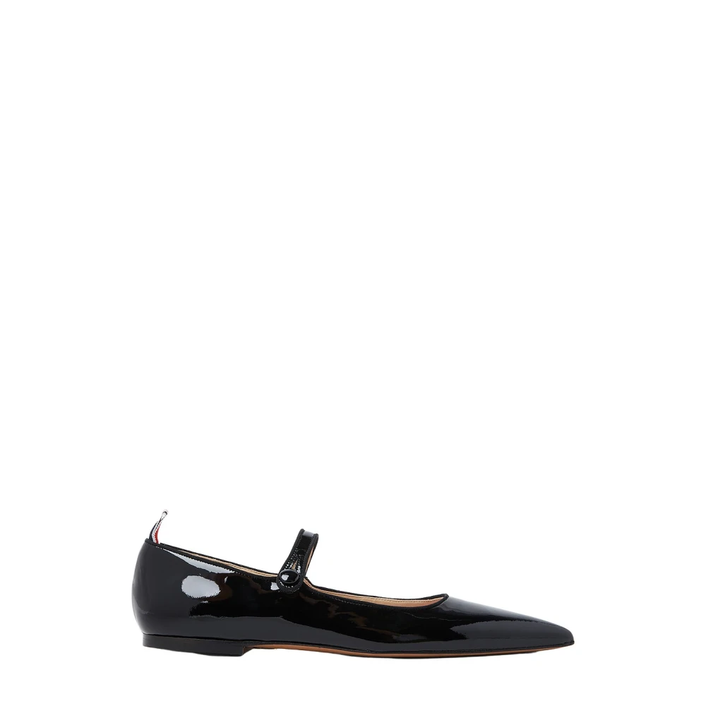 Thom Browne Spetsiga Thom John Ballerinaskor Black, Dam