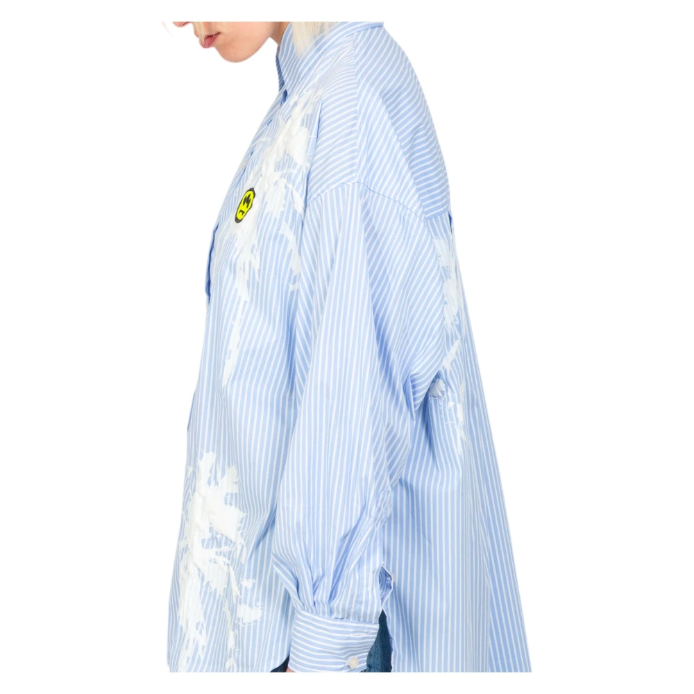 Barrow Striped Palms Shirt Multicolor Dames