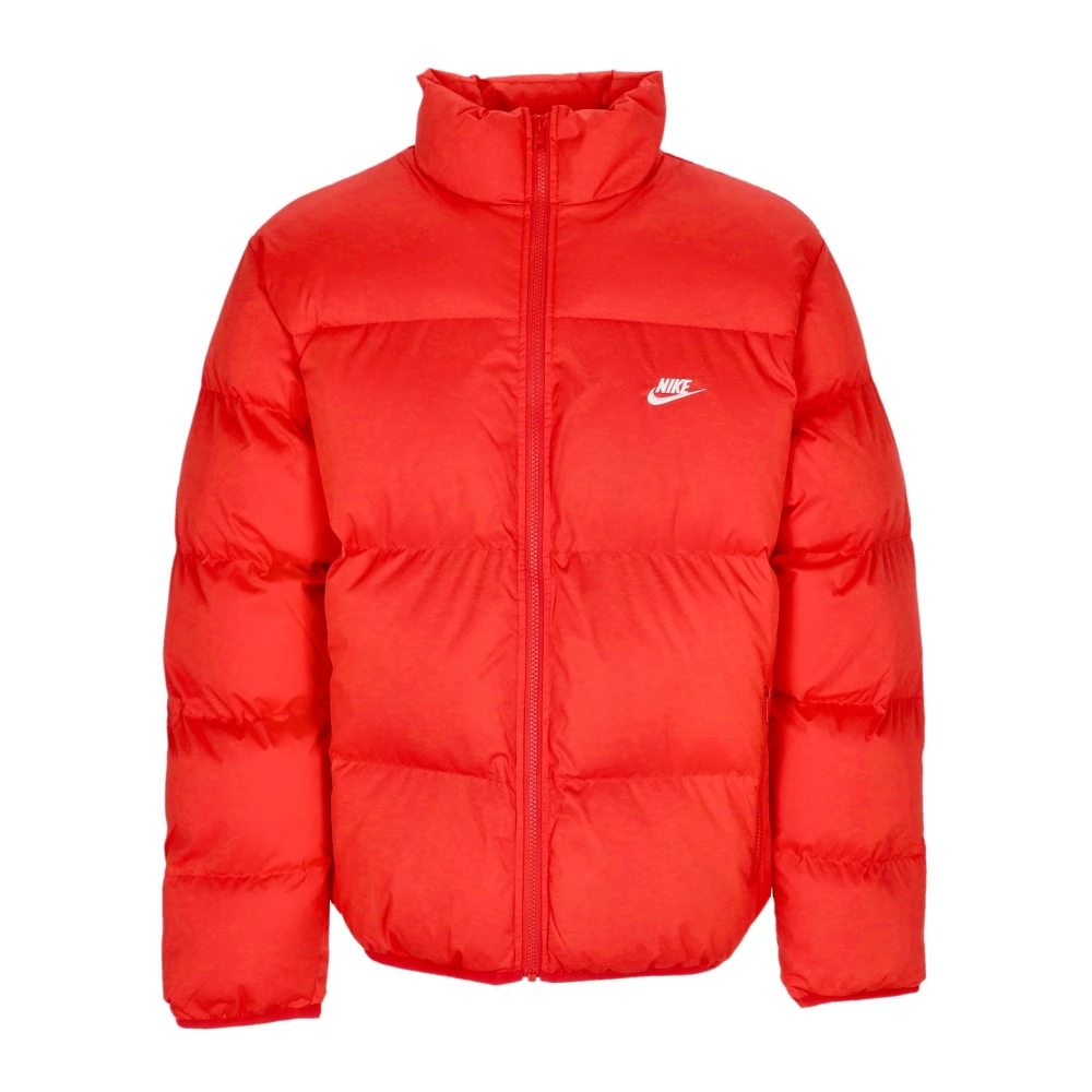 Nike Club Puffer Jacket University Red White Red Heren