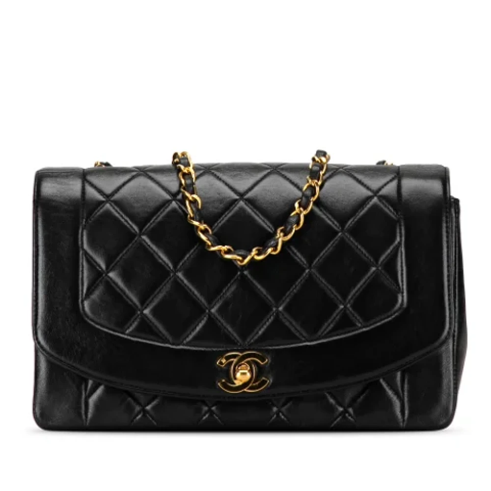 Chanel Vintage Pre-owned Leather chanel-bags Black Dames
