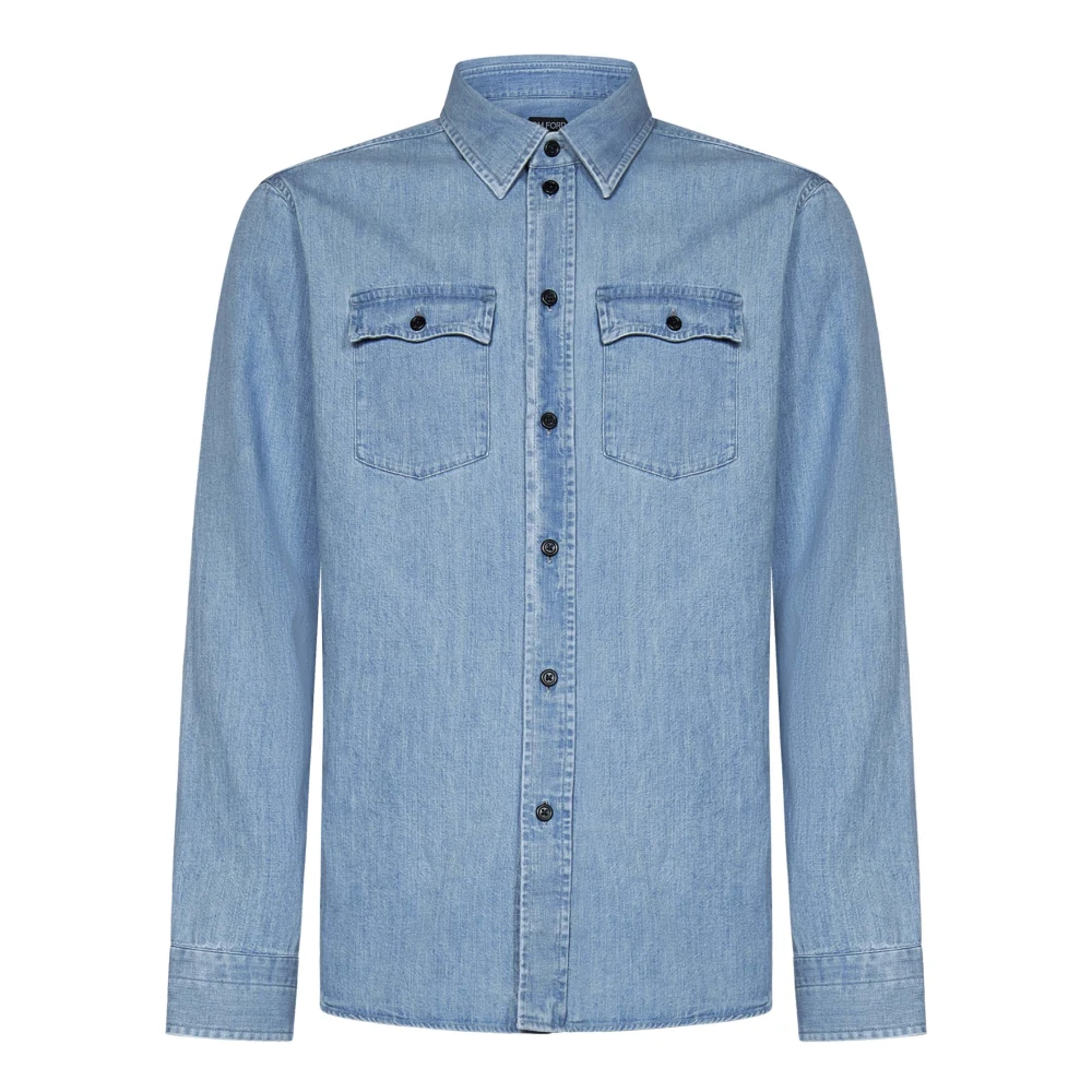 Shirts > Denim Shirts - - Tom Ford - Modalova