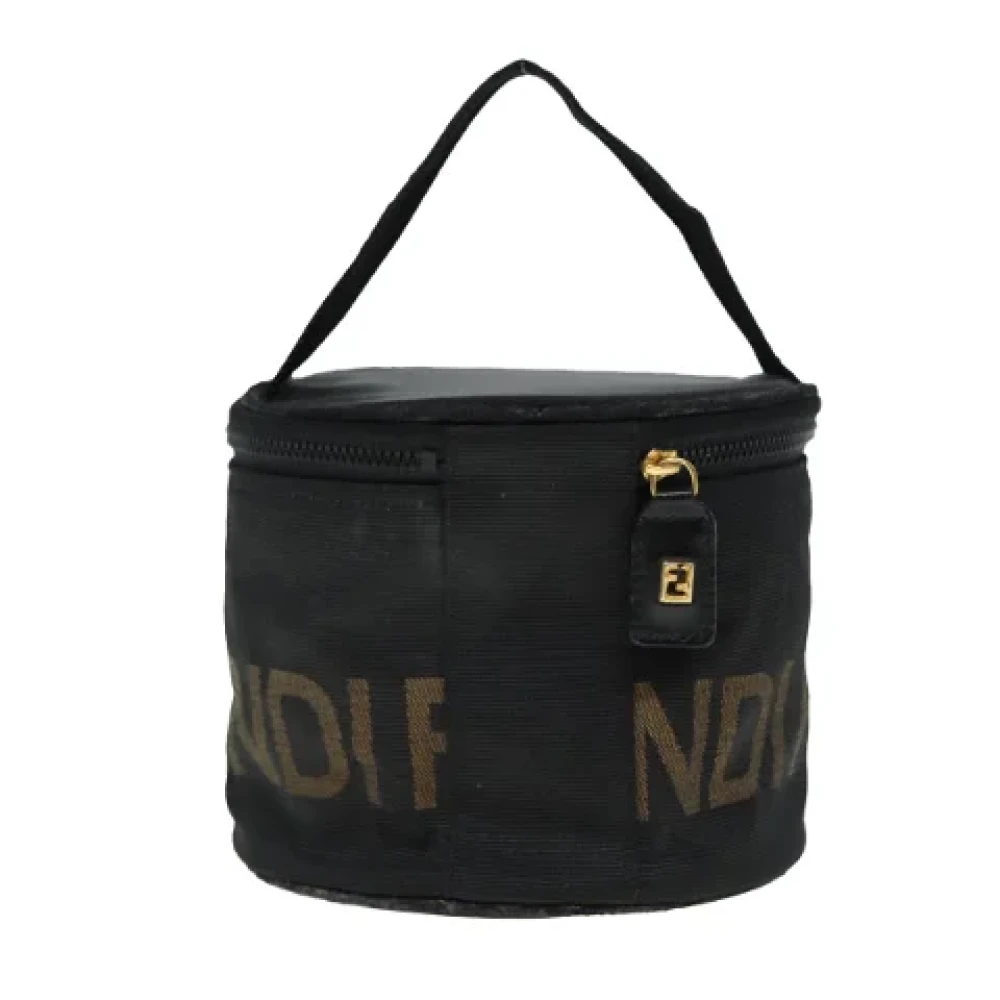 Fendi Vintage Pre-owned Canvas pouches Black Dames