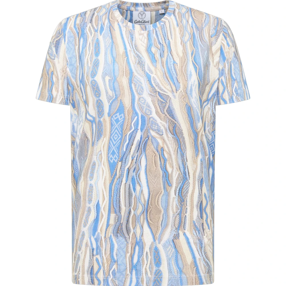 Carlo Colucci Men's Knit-Effect T-Shirt