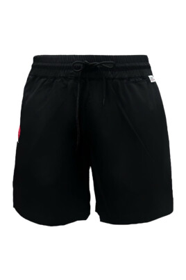 boxer-de-bain-noir-avec-logo-lounge
