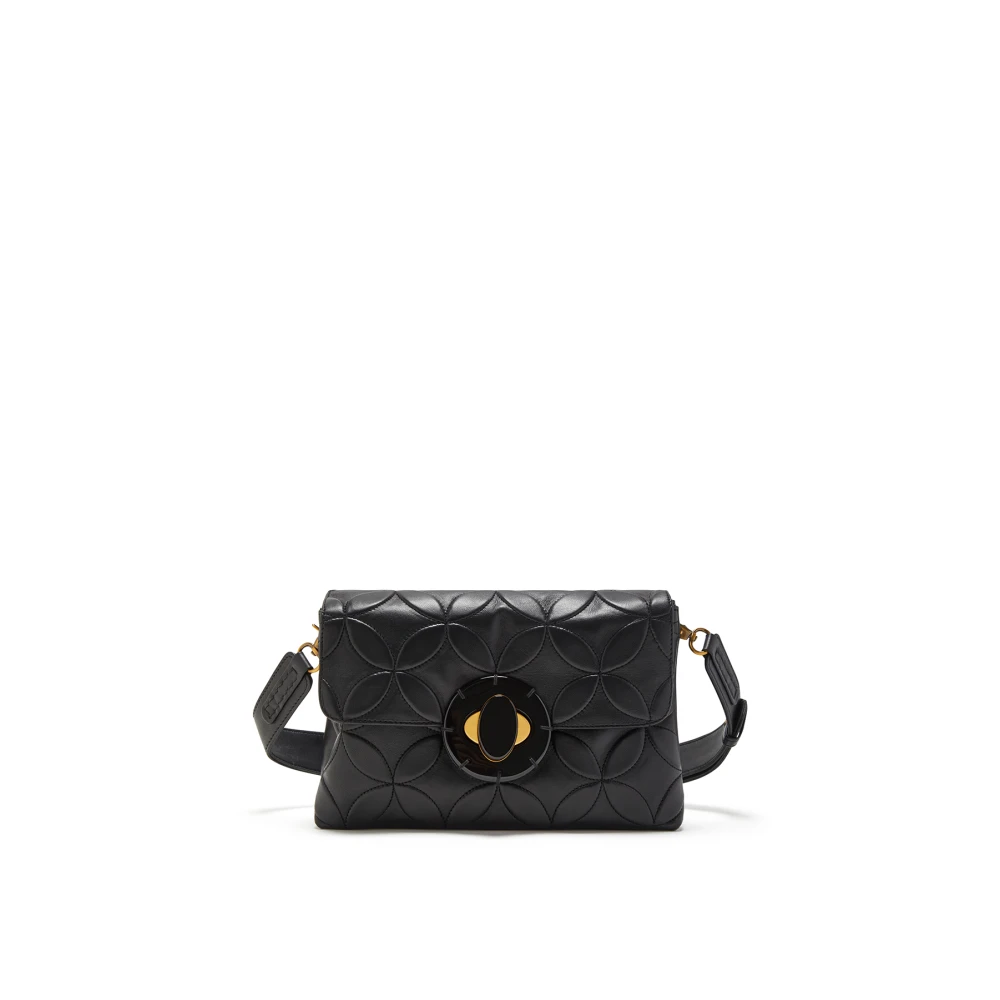 Maliparmi Medium Rugpijn Verlichting Crossbody TAS Black Dames