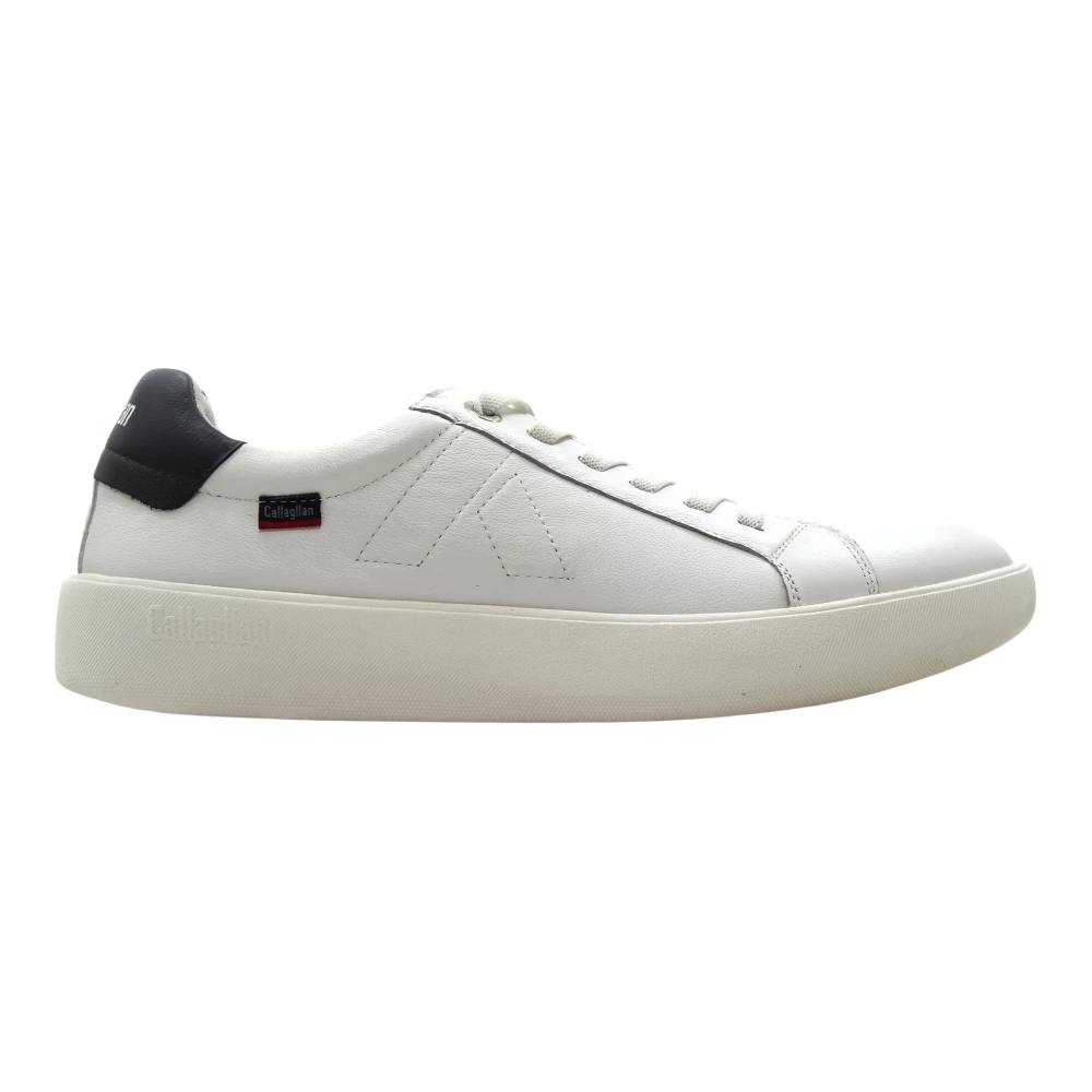 Callaghan Leren Sneakers Heren Schoenen Wit
