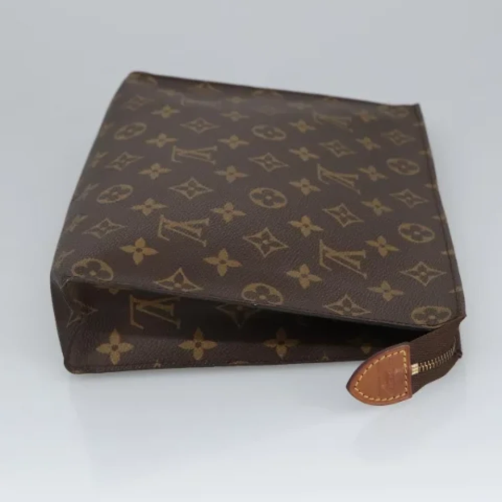 Louis Vuitton Vintage Pre-owned Canvas pouches Brown Dames