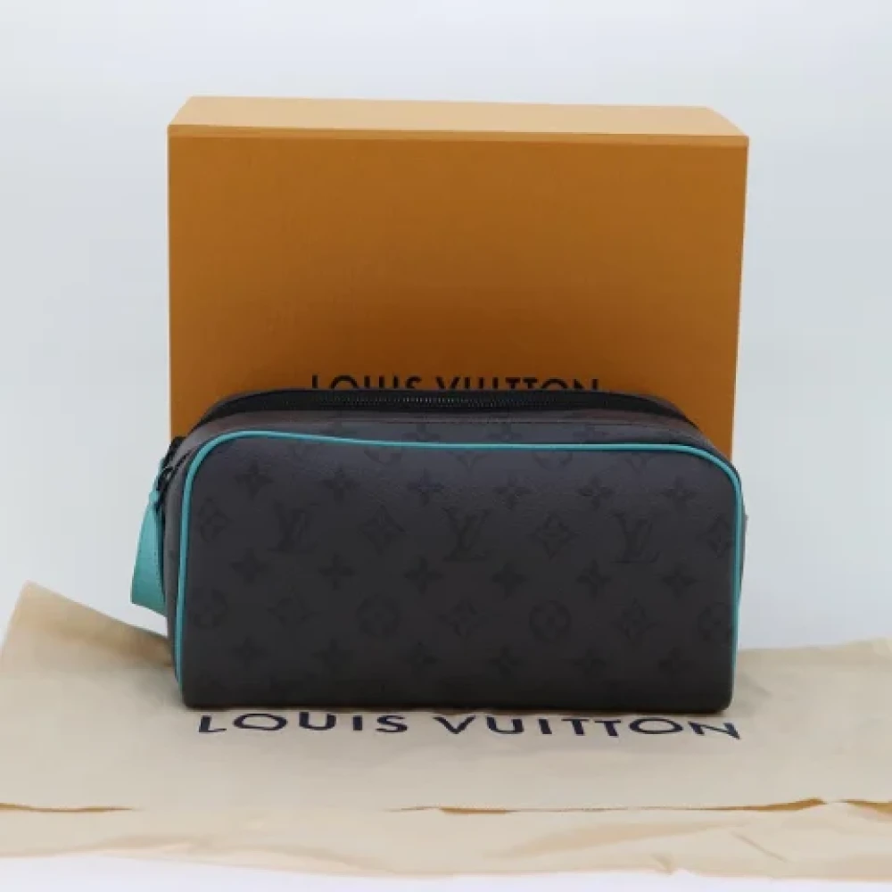 Louis Vuitton Vintage Pre-owned Canvas clutches Blue Dames