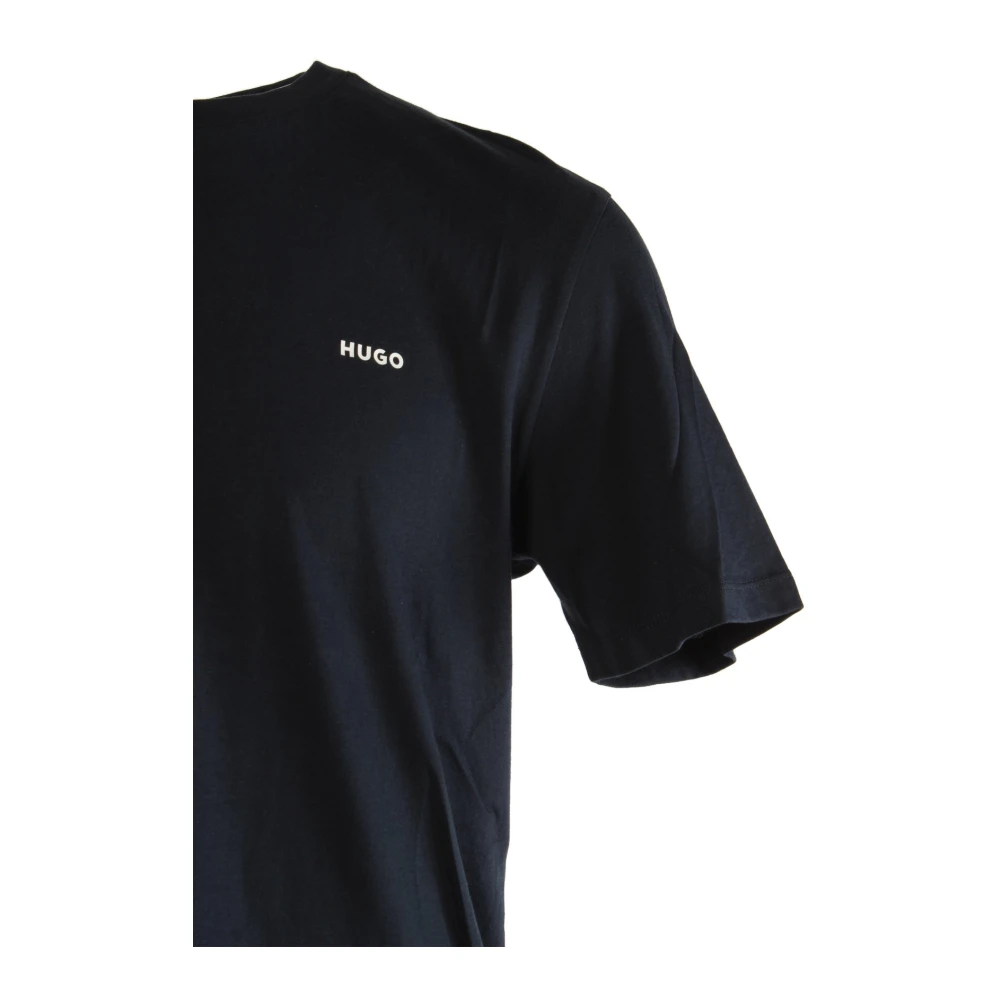 Hugo Boss Navy Blauw T-shirt Dero222 Blue Heren