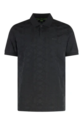 Circle Jacquard Polo Shirt