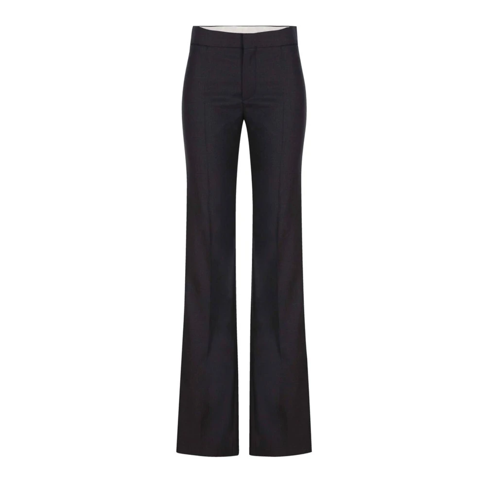 Chloé Wol Kasjmier Broek met Zakken Gray Dames