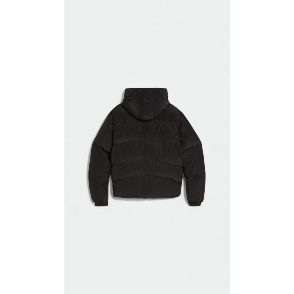 Patta Ripstop Puffer Jas Black Heren