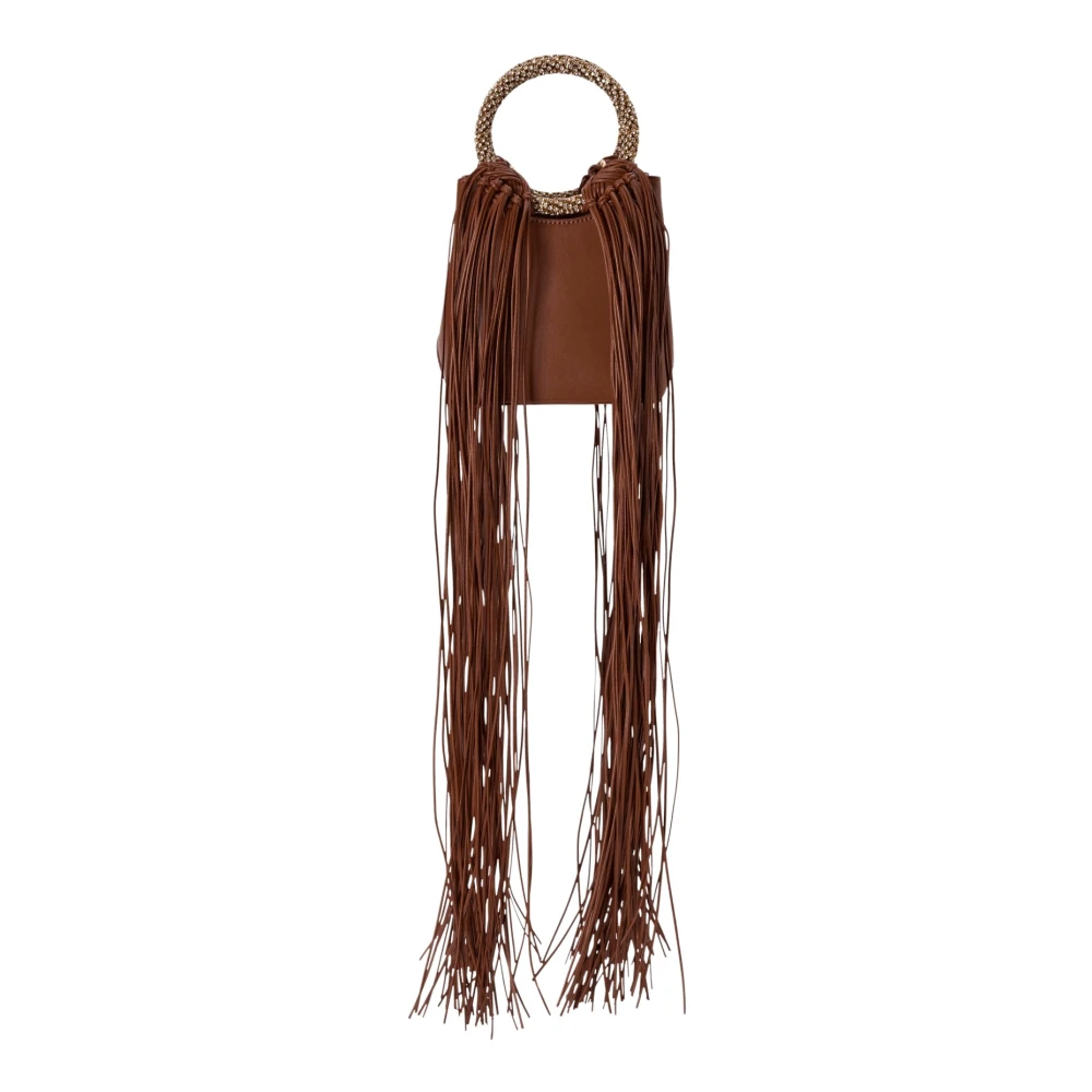 Hibourama Bimba Fringe Mini Brown Dames