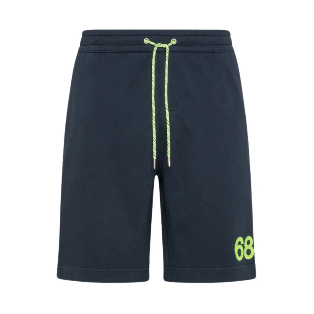 Sun68 Blauwe Bermuda Shorts voor Heren Blue Heren