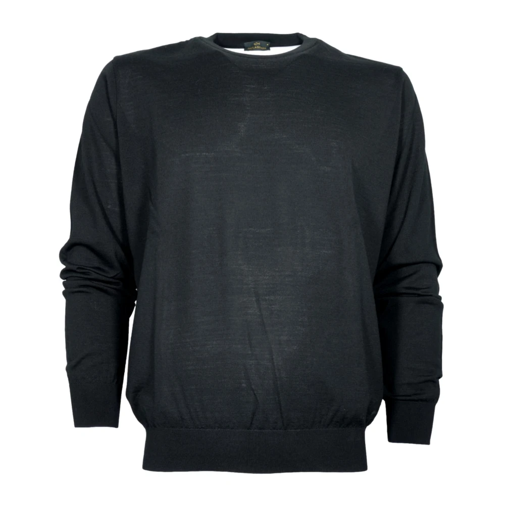 Paul & Shark Black Maglia 99311015 - Male - Round-Neck Knitwear - 2XL - Knitwear