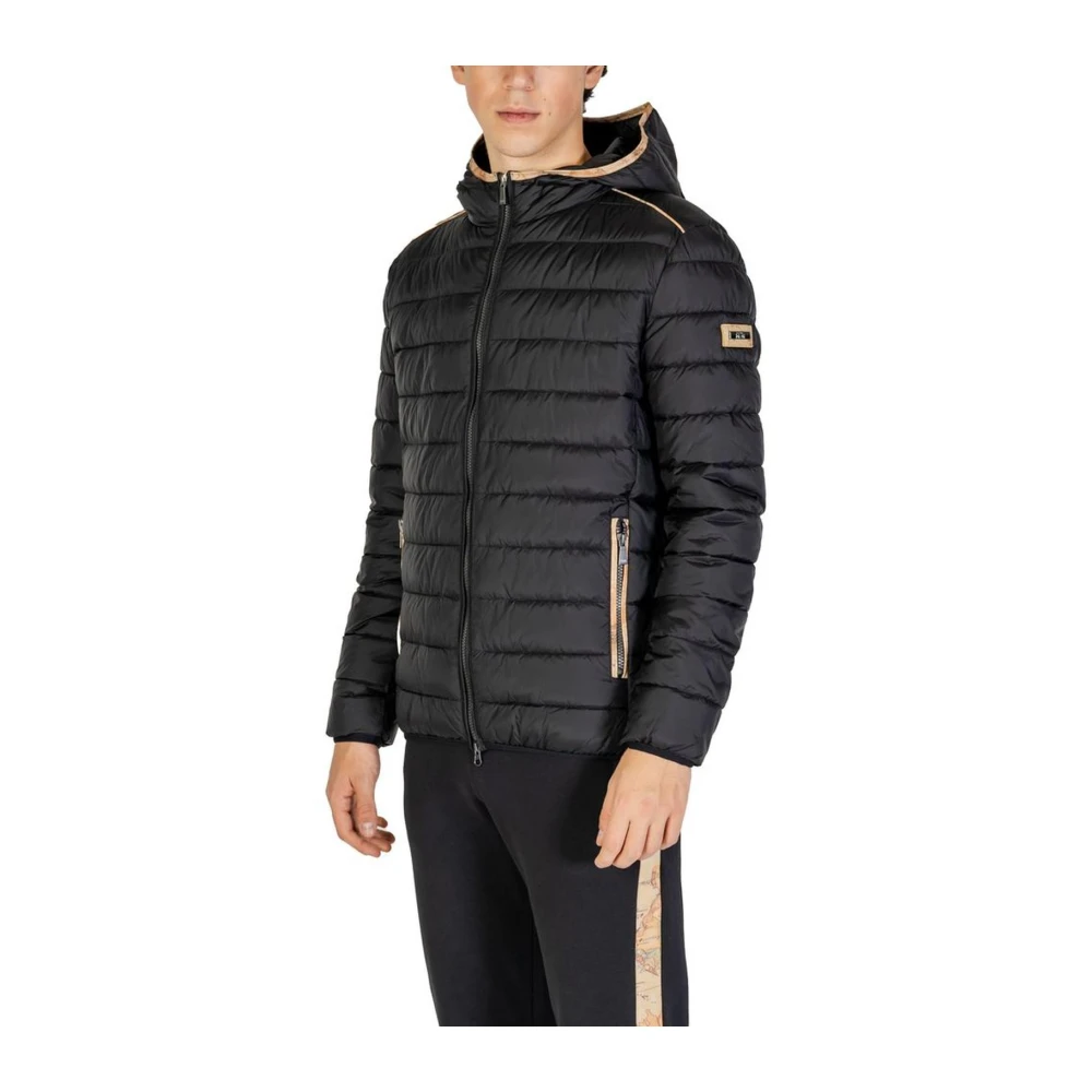 Alviero Martini 1a Classe Zwarte Lichtgewicht Polyamide Jas Black Heren