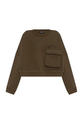 Sweatshirt med ficka